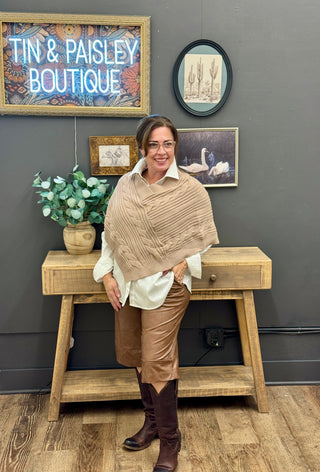 The Willow Sweater Poncho