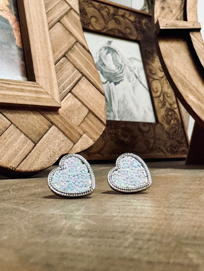 Heart Stud Earring