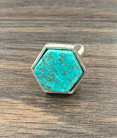 Hexa Turquoise Ring