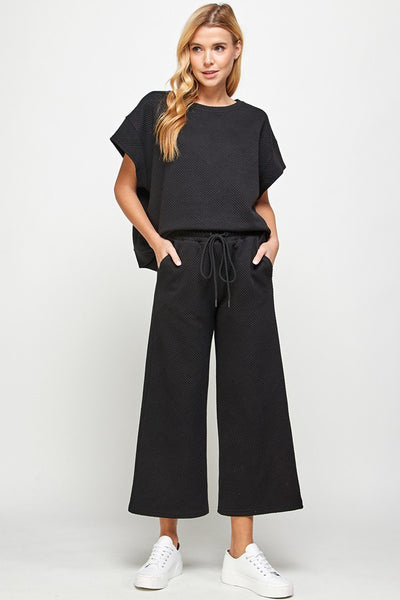 Claire Cropped Wide Pants