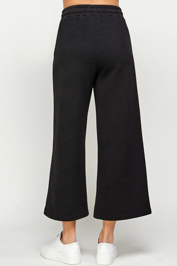 Claire Cropped Wide Pants