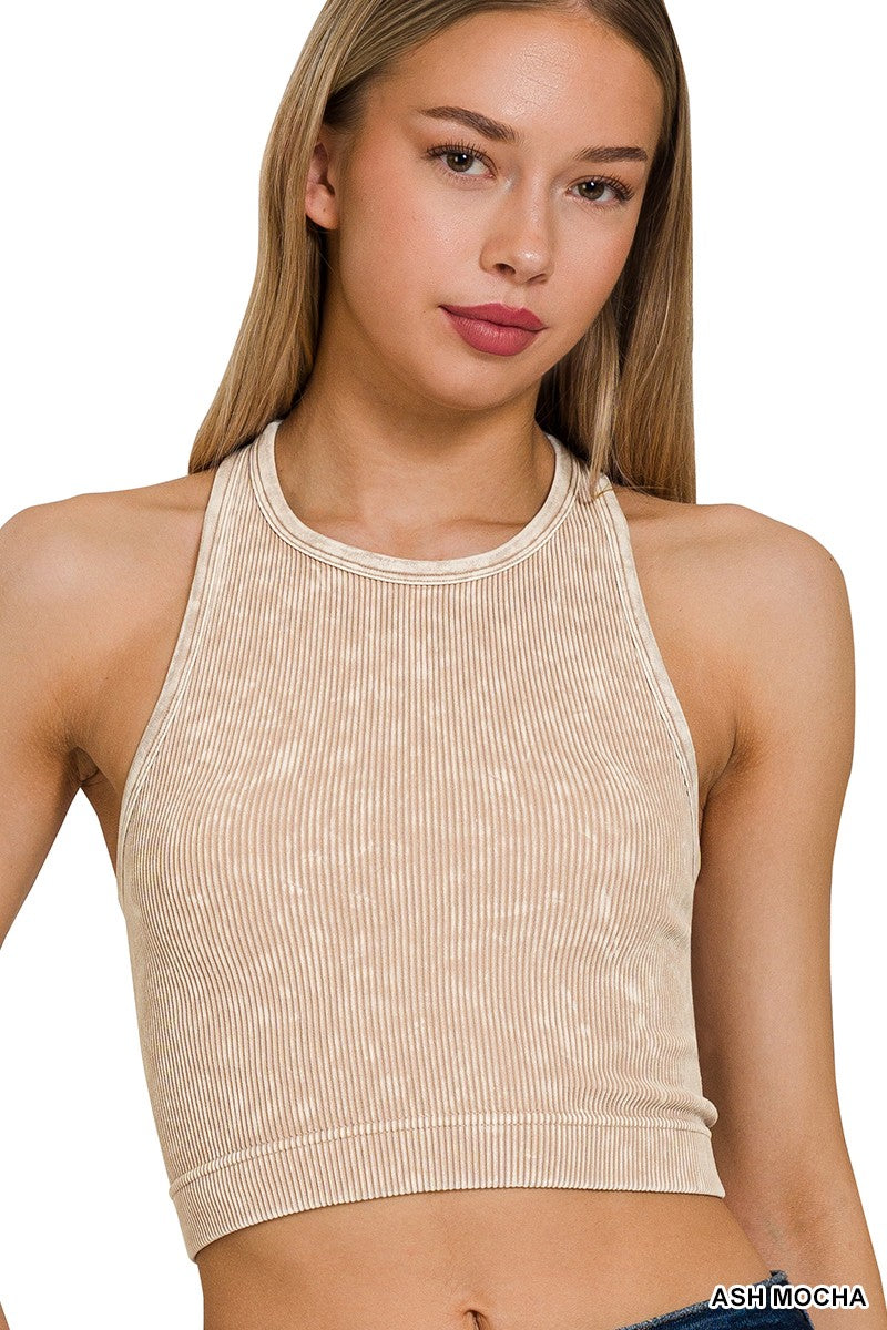 Bami Ribbed Crop Tank