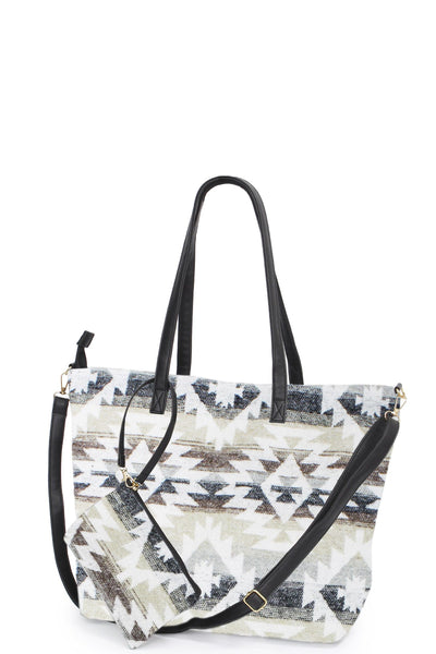 Aztec Pattern Tote Bag