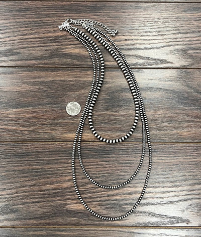 3-strand Navajo Pearl Necklace
