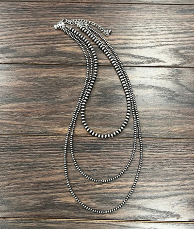 3-strand Navajo Pearl Necklace