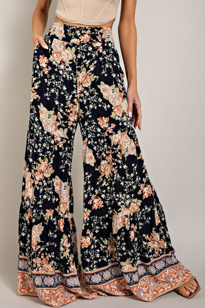 Ava Floral Printed Pants