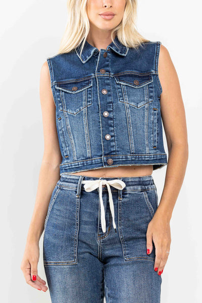 Ruby Denim Reversible Vest