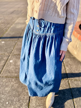 Rambler Denim Maxi Skirt