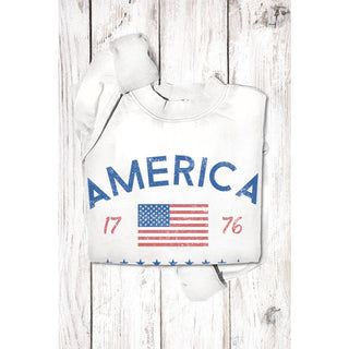 AMERICA 1776 MINERAL GRAPHIC  SWEATSHIRTS