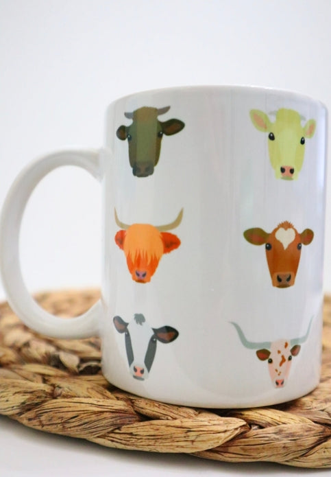 Cow Face Cute Coffee Mug