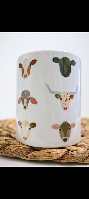 Cow Face Cute Coffee Mug
