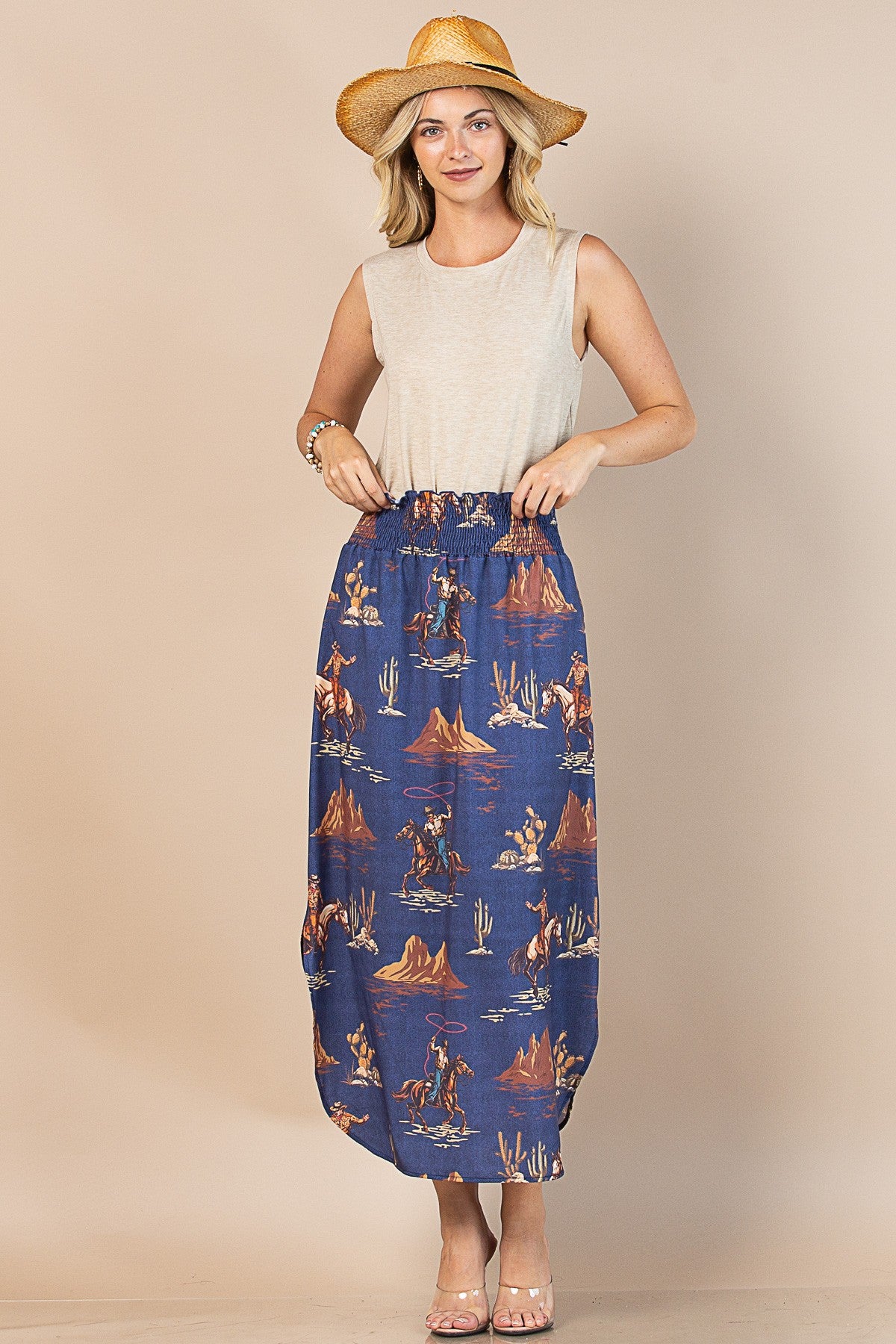 Amarillo Printed Skirt