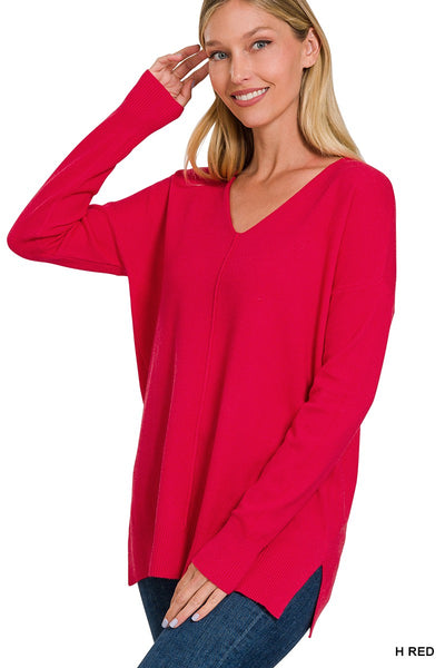 Everly Front Seam Sweater