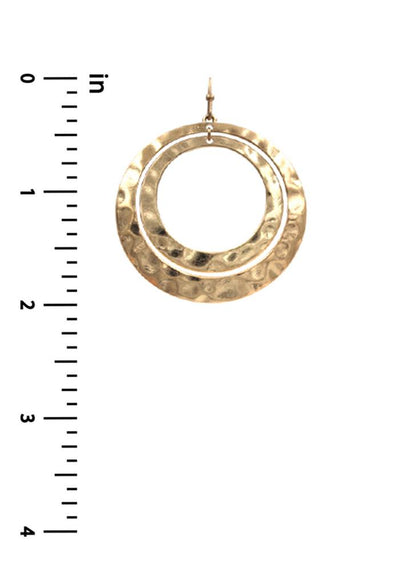 Double Open Circle Earrings