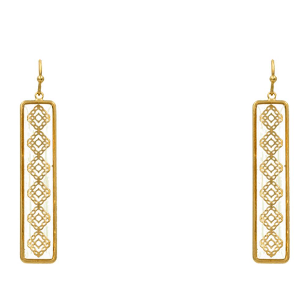 Rectangle Metal Earrings