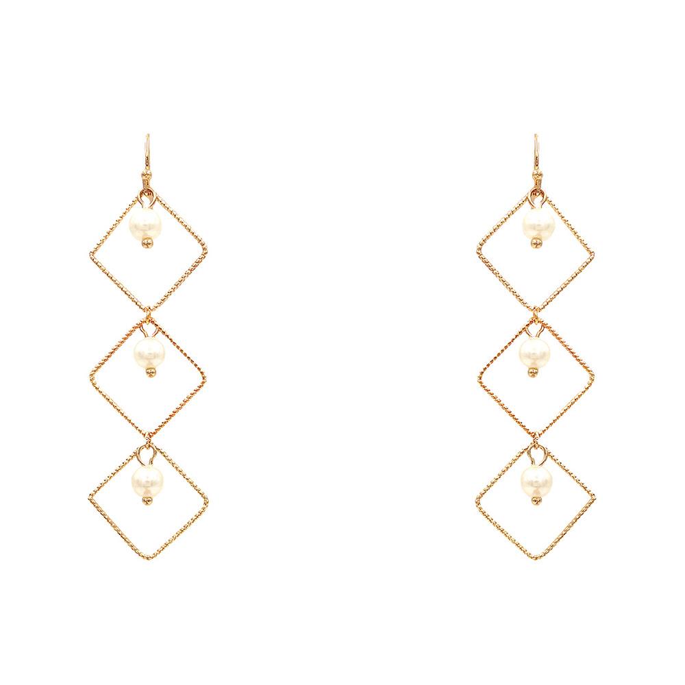 Geometric Dangle Earrings