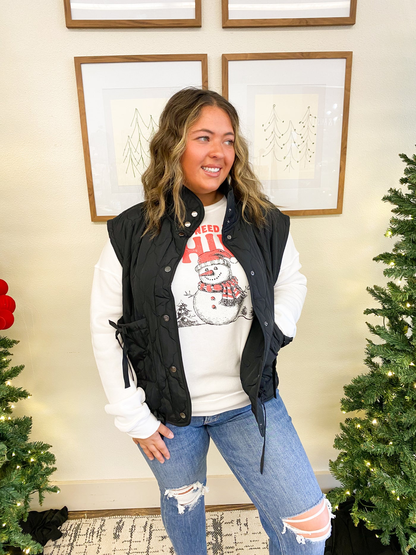 Bow Bound Puffer Vest