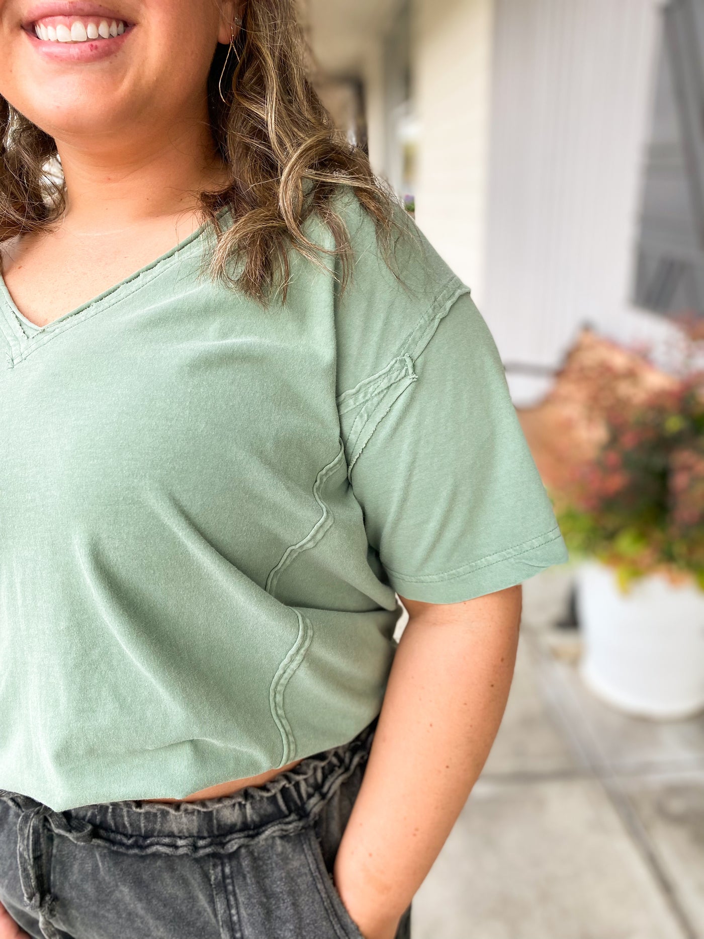 Kelsey V-Neck Tee