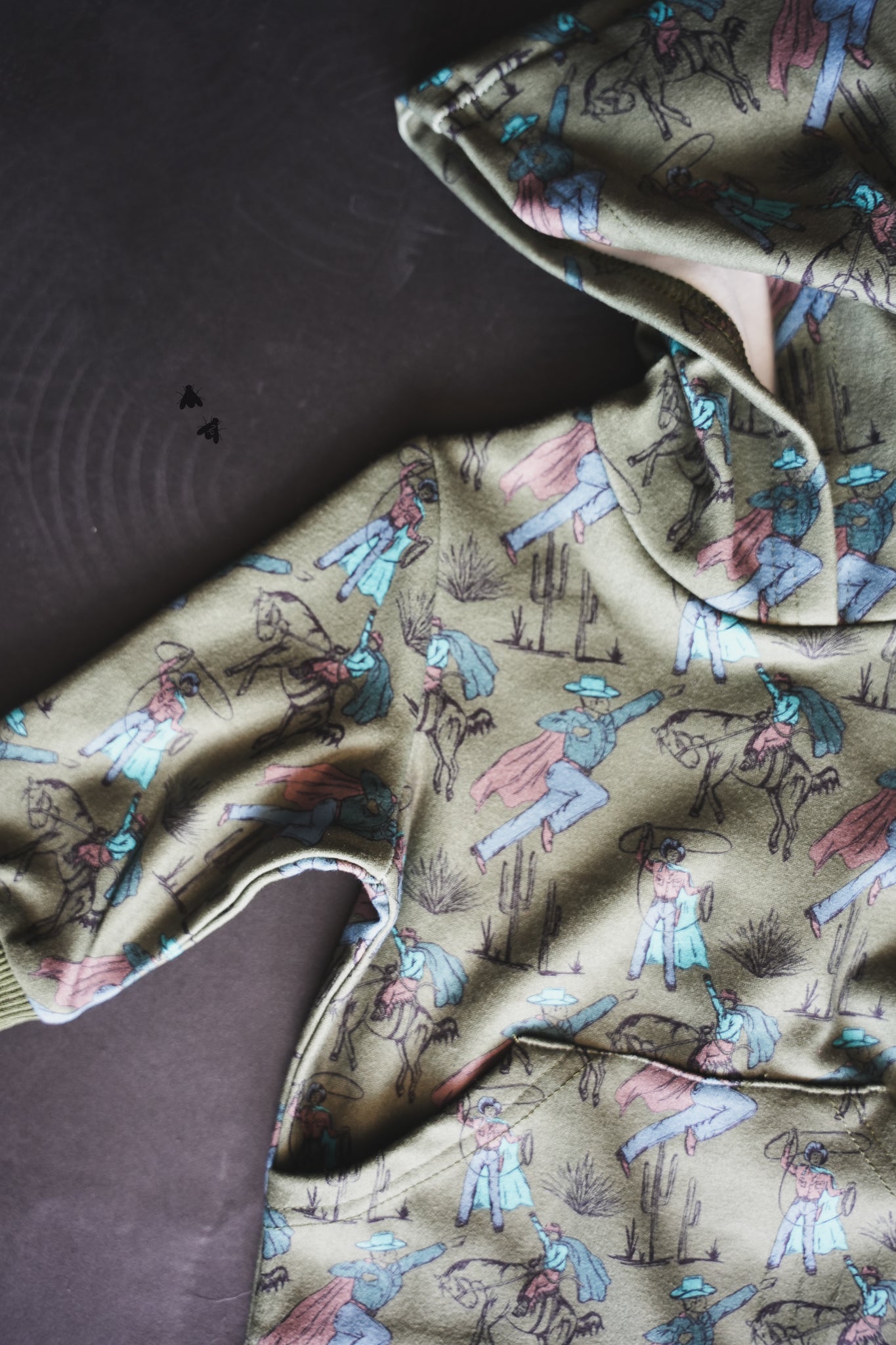 Saddle Super Hero Baby Hoodie