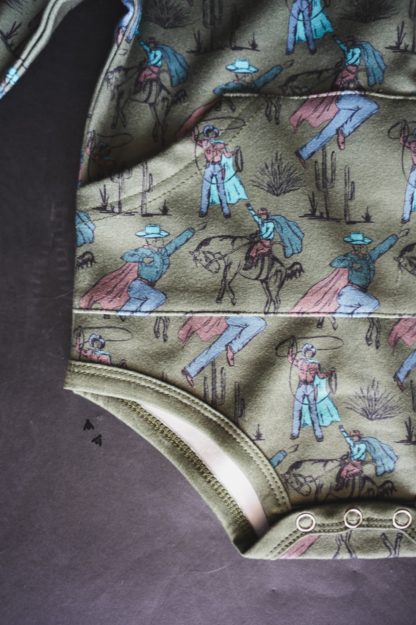 Saddle Super Hero Baby Hoodie