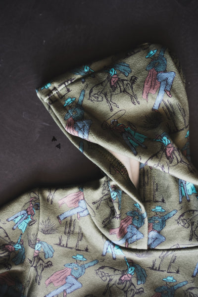 Saddle Super Hero Baby Hoodie