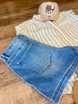 Trouser Denim Short