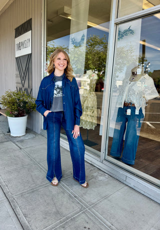 Darla Denim Top