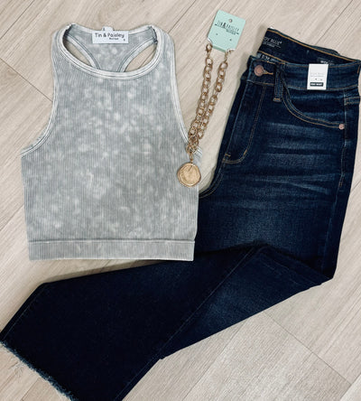 Bami Ribbed Crop Tank