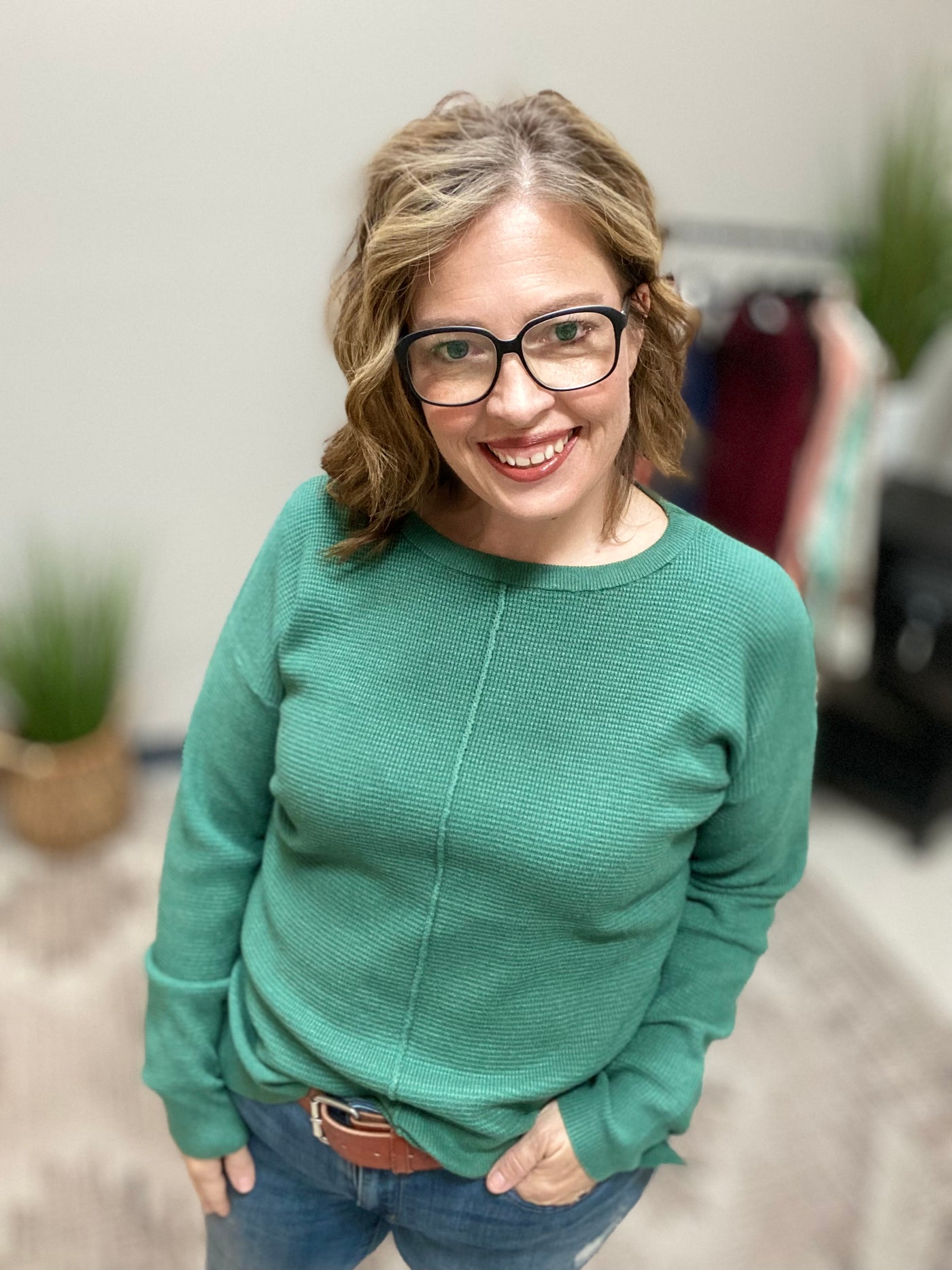 Dakota Waffle Sweater