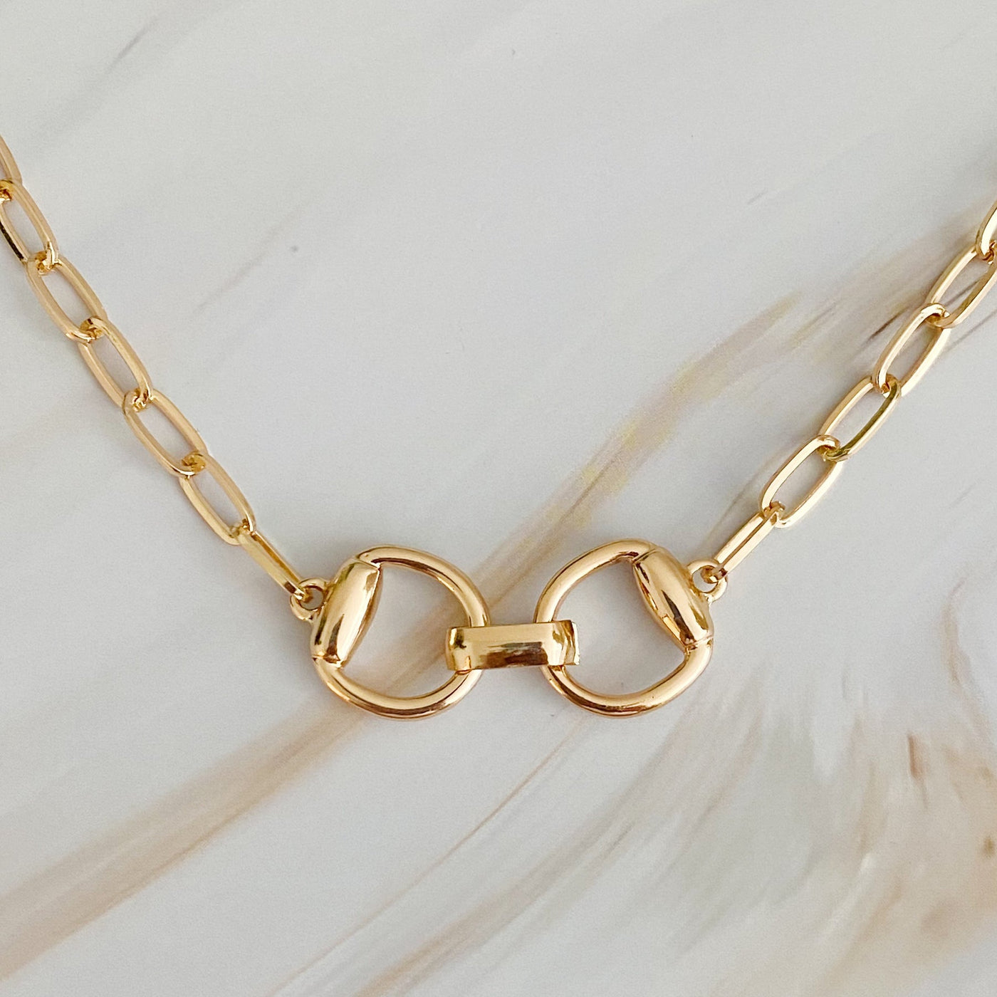 Equestrian Chain Necklace