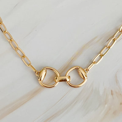 Equestrian Chain Necklace