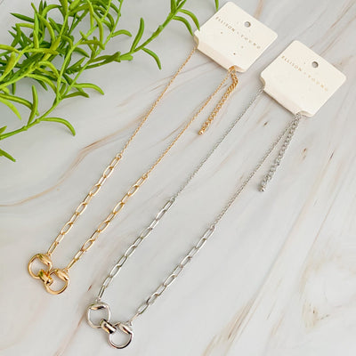Equestrian Chain Necklace