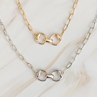 Equestrian Chain Necklace