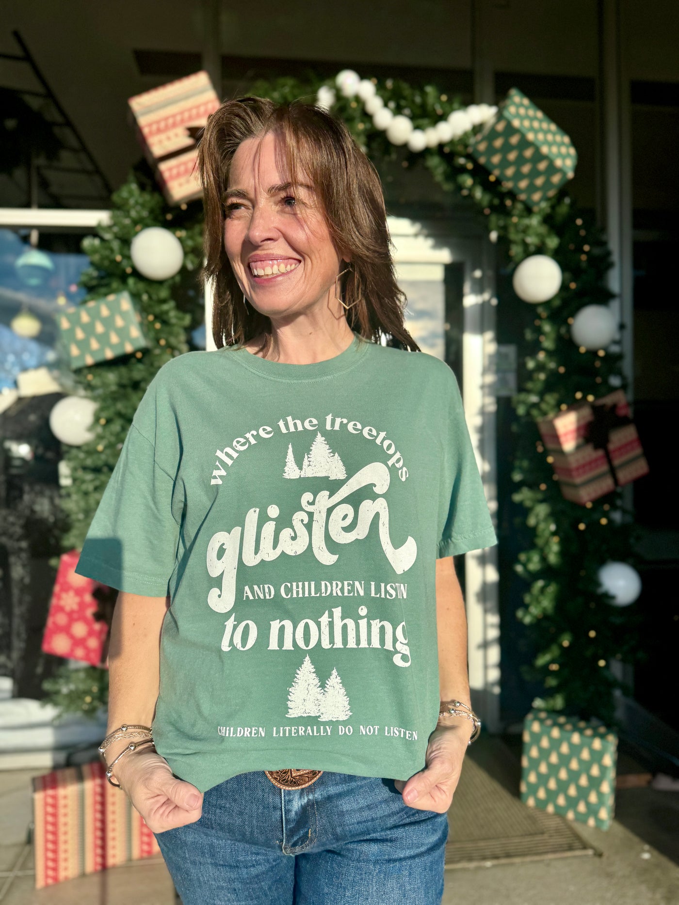 Tree Tops Glisten Tee