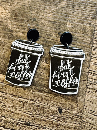 Coffee Earrings