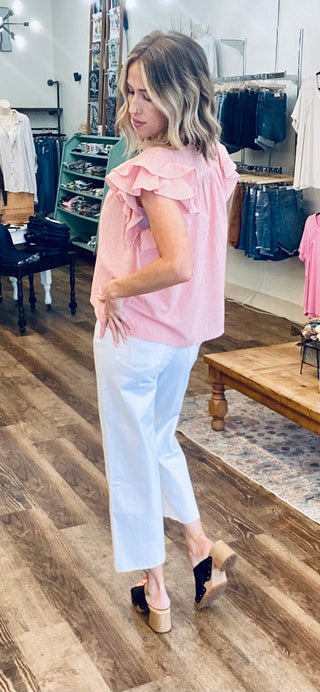 Nautical Wide Leg Pant