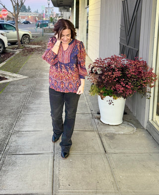 Millie Quarter Sleeves Blouse