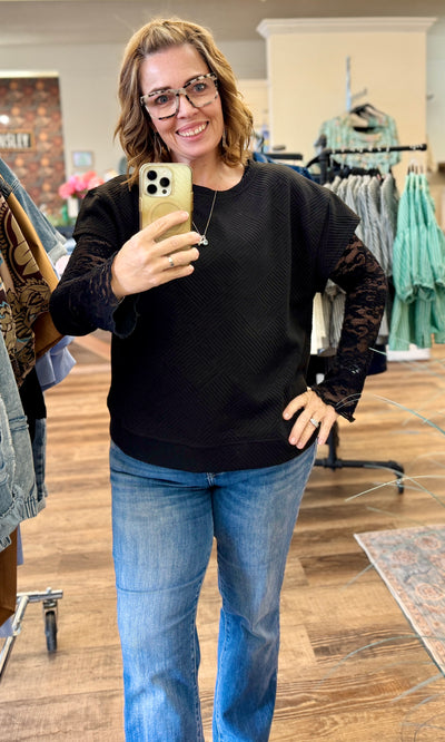 Cover Me In Lace Top