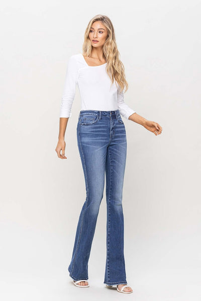 High Rise Bootcut Jeans