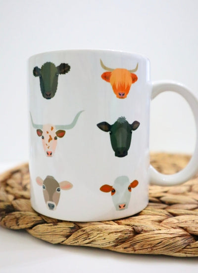 Cow Face Cute Coffee Mug