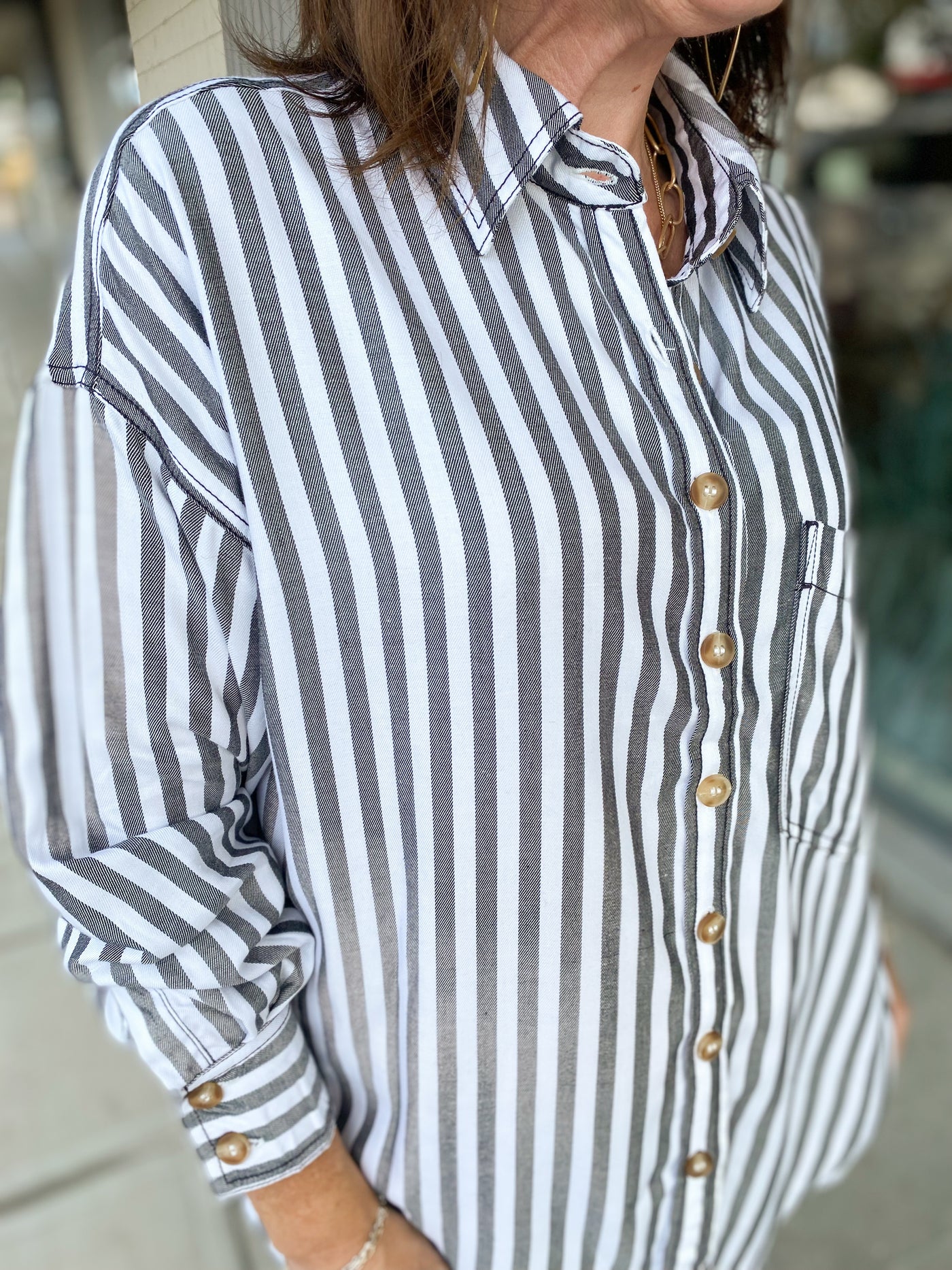 Pin Stripe Blouse