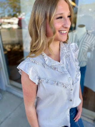 Indigo Concho Top