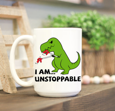 T-Rex I Am Unstoppable Coffee Mug