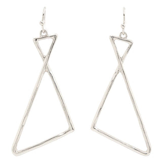 Twist Triangle Earring