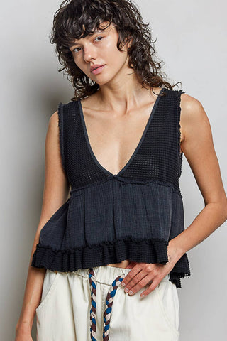 Flora Crop Tank