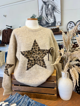 Wild At Heart Star Sweater