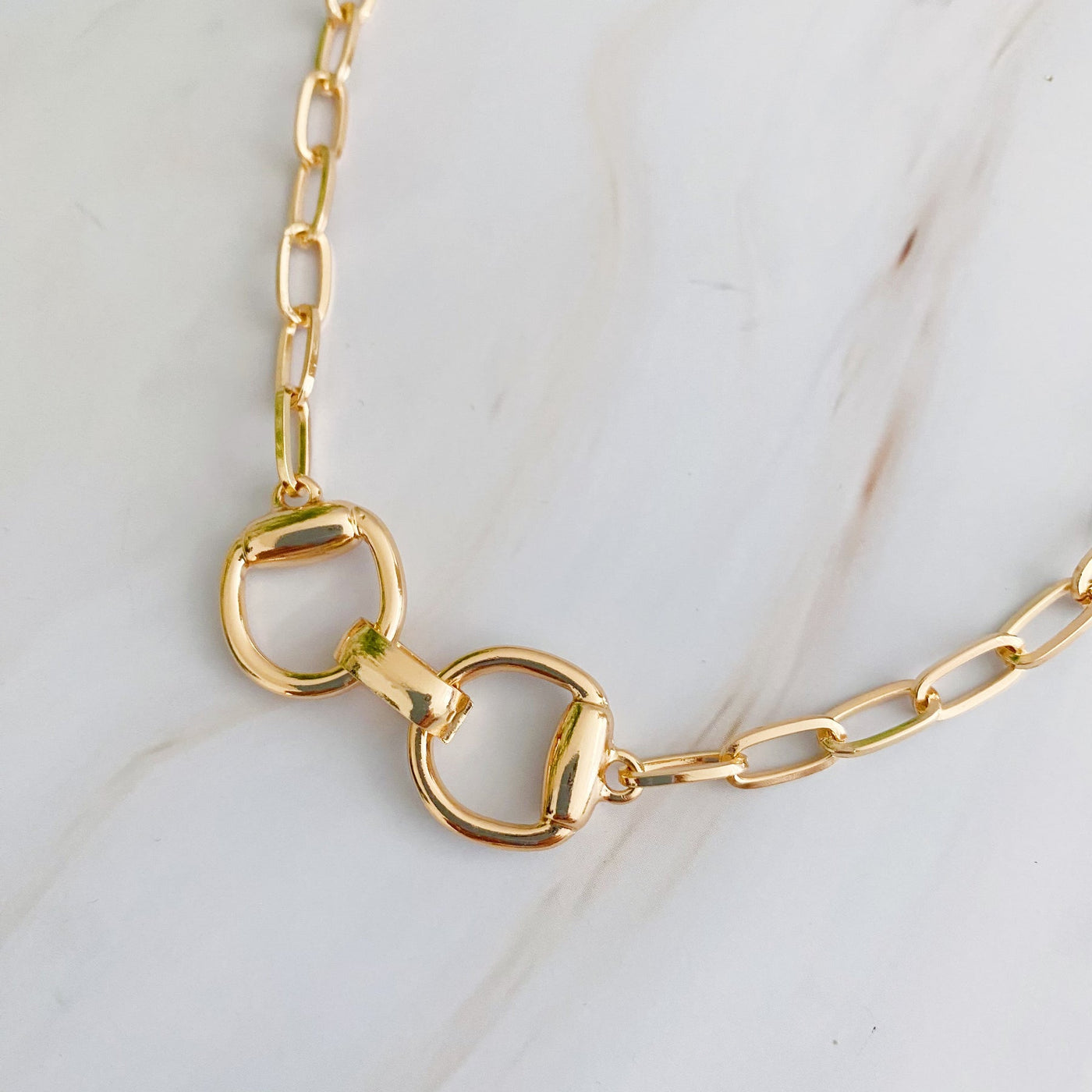 Equestrian Chain Necklace