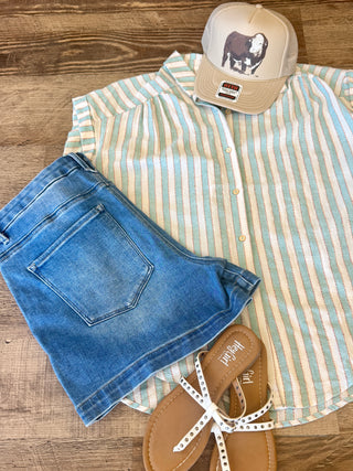 Trouser Denim Short