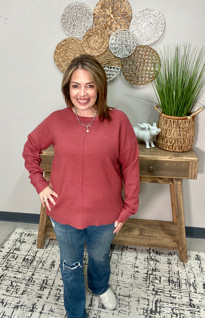 Dakota Waffle Sweater