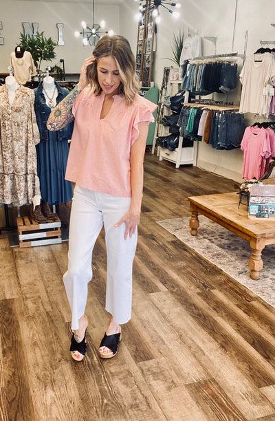 Nautical Wide Leg Pant